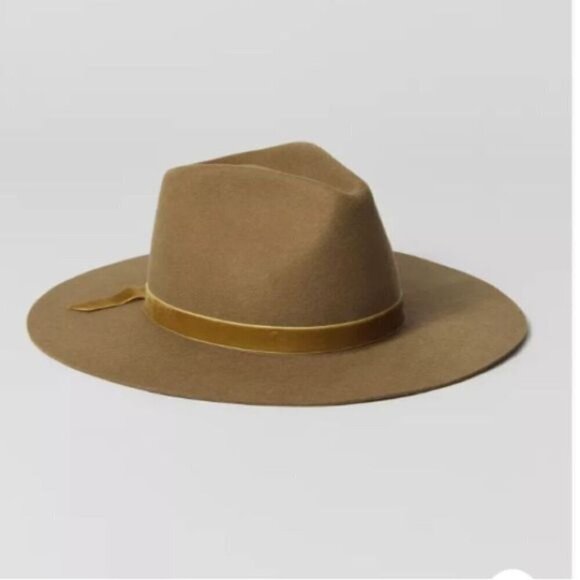 NEW Rare Wyeth velvet moss rancher hat wool structured main image 7